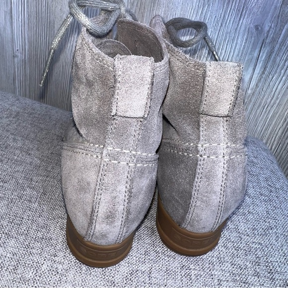 Sorel Evie Major Gray Ankle Lace Up Boots - Picture 2 of 8